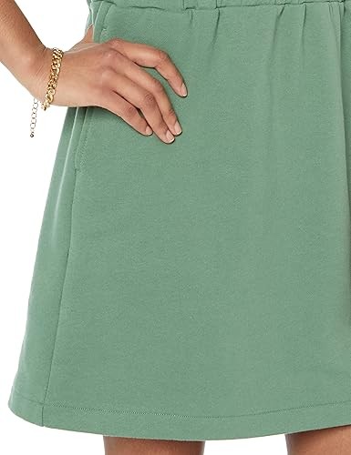 Amazon Essentials Women's Waisted Sweatshirt Dress (Available in Plus Size)