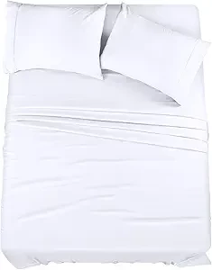 Beckham Hotel Collection Bed Pillows Standard / Queen Size Set of 2 - Down Alternative Bedding Gel Cooling Pillow for Back, Stomach or Side Sleepers