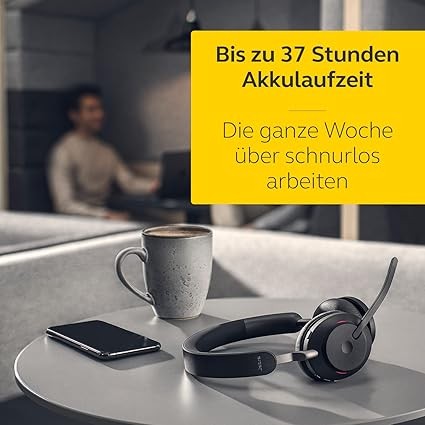 Jabra Evolve2 65 Headset MS Stereo Black
