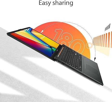 ASUS Vivobook Go 15.6” FHD Slim Laptop, AMD Ryzen 3 7320U Quad Core Processor, 8GB DDR5 RAM, 128GB SSD, Windows 11 Home, Fast Charging, Webcam Sheild, Military Grade Durability, Black, E1504FA-AS33