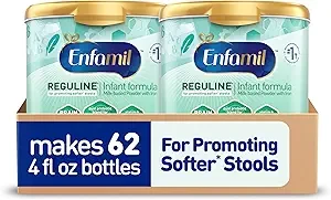 Enfamil NeuroPro Gentlease Baby Formula, Brain Building DHA, Immune Blend, Reduce Fussiness, Crying, Gas & Spit-up in 24 Hrs, 27.4 Oz Can + Ready-to-Feed Infant Formula, Liquid, 32 Fl Oz (6 Count)